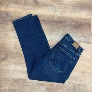 American Eagle Outfitters Dark Blue Straight Jeans